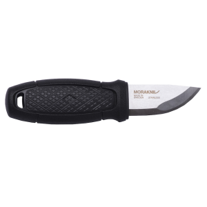 Morakniv Eldris Fixed Blade Knife 2.2" Clip Point Stainless Polished Blade Polymer Handle Black - Morakniv