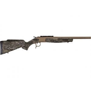 CVA Scout TD Single Shot Rifle 350 Legend 20" Fluted Burnt Bronze Cerakote Threaded Barrel Burnt Bronze Cerakote Frame Realtree Excape Field Stock - Cva