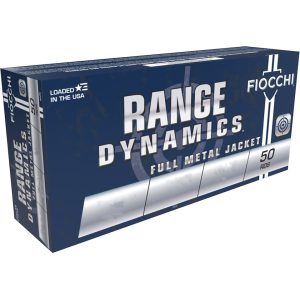 FIOCCHI Range Dynamics 38 Special Ammo 130 Grain Full Metal Jacket Box Of 50