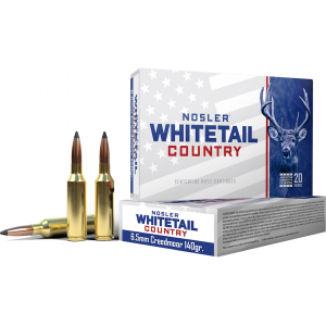 ler Whitetail Country 6.5 Creedmoor 140 Grain Solid Base Jacketed Soft Point Box Of 20 Ammo