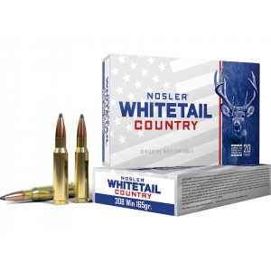 ler Whitetail Country 308 Winchester 165 Grain Solid Base Jacketed Soft Point Box Of 20 Ammo