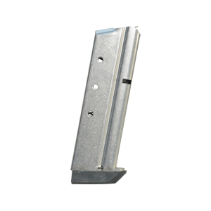 Nighthawk Custom 1911 Officer Magazine with Extended Base Pad 9mm 8-Round Welded Base with Flat Follower Stainless Steel - Nighthawk Custom