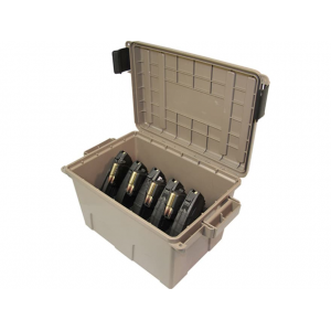 MTM Tactical Mag Can Polymer Dark Earth Holds 9 AK-47 7.62x39mm 30-Round Magazine