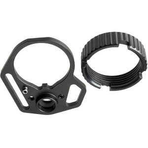Strike Industries Multi-Function Receiver End Plate with Anti-Rotation Castle Nut AR-15, LR-308 Carbine Steel Black