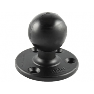 RAM MOUNTS RAM Round Base Plate with Ball Size D
