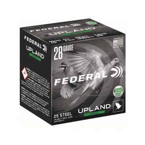 eral Upland Steel 28 Gauge 2-3/4 #6 Steel Shot 5/8 Oz Box Of 25 Ammo