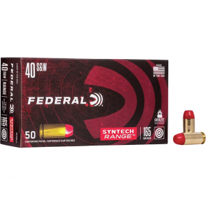 eral Syntech Range 40 S&W 165 Grain Federal TSJ Total Synthetic Jacket (TSJ) Box Of 50 Ammo