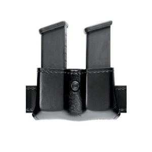 Safariland 079 Snap-On Double Magazine Pouch 1-3/4" Colt Government 380, Mustang, S&W Sigma 380, Walther PP, PPK, PPK/S Polymer Fine-Tac Black - Safariland