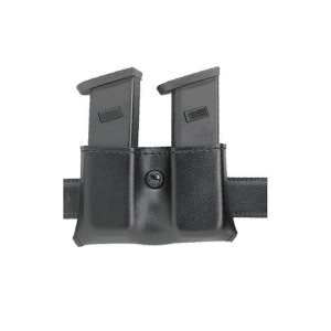 Safariland 079 Snap-On Double Magazine Pouch 1-3/4" for Glock 17, 19, 22, 23, 26, 27, 34, 35, Beretta 8045F, HK USP 9C, 40C, Sig P229, SP2340, S&W Sigma Polymer Fine-Tac Black - Safariland