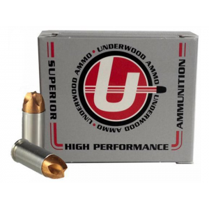 Underwood 32 ACP +P Ammo 55 Grain Lehigh Xtreme Defense Fluted Lead Free Box of 20 - Underwood Ammunition