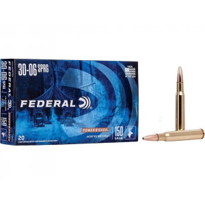 eral Power-Shok 30-06 Springfield 150 Grain Jacketed Soft Point Box Of 20 Ammo