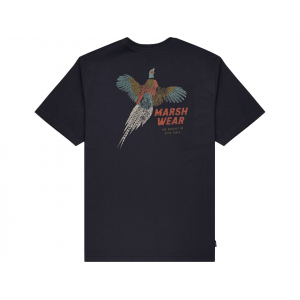 MARSH WEAR Men's Pheasant Short Sleeve Crew Neck T Shirt Black XL