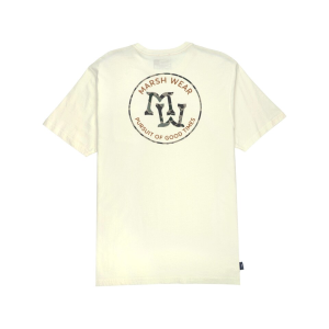Marsh Wear Men's Icon Short Sleeve Crew Neck T Shirt Vintage White XL