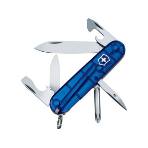 Victorinox Swiss Army Tinker Pocket Knife Drop Point Stainless Steel Polished Blade ABS Polymer Handle Sapphire - Victorinox Swiss Army