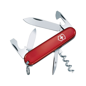 Victorinox Swiss Army Spartan Pocket Knife 12 Function Stainless Steel Blade Polymer Handle Red - Victorinox Swiss Army