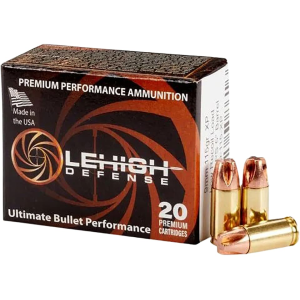 igh Defense XP 9mm Luger 115 Grain Lehigh Xtreme Penetrator Fluted Lead Free Box Of 20 Ammo