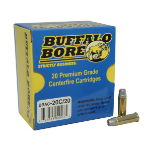BUFFALO Bore 38 Special Ammo 158 Grain Lead Hollow Point Box Of 20