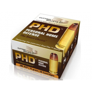 ting Edge Personal Home Defense 380 ACP 75 Grain Solid Hollow Point Lead Free Box Of 20 Ammo