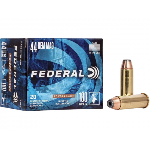 FEDERAL Power-shok 44 Remington Magnum Ammo 180 Grain Semi-jacketed Hollow Point Box Of 20