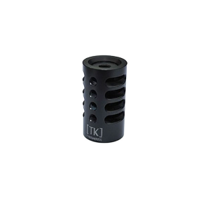 TandemKross Game Changer Compensator 22 Long Rifle 1" Outside Diameter 1/2"-28 Thread Aluminum Black - Tandemkross