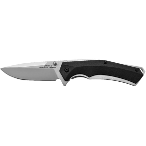 Camillus Carbide Edge Pocket Knife 3.25" Drop Point 420 Satin Blade Glass Reinforced Nylon (GRN) Handle Black - Camillus