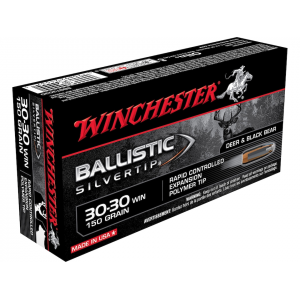 chester Ballistic Silvertip 30-30 Winchester 150 Grain Polymer Tip Box Of 20 Ammo