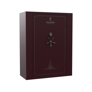 Browning Silver Fire Resistant Tall 65 Gun Safe with Black Chrome Electronic Lock Black Cherry - Browning