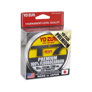 Yo-Zuri T-7 Premium Fluorocarbon Fishing Line 25lb 200yd Clear