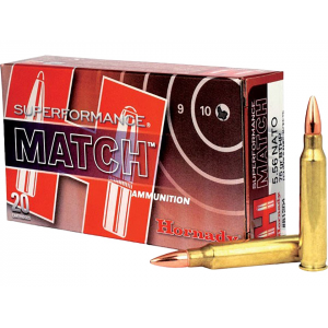 nady Superformance Match 5.56x45mm NATO 75 Grain Jacketed Hollow Point Box Of 20 Ammo