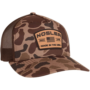 Nosler Men's USA Classic Hat Duck Camo/Brown One Size Fits Most