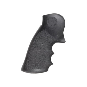 Hogue Monogrip Grips with Finger Grooves for S&W N-Frame Square Butt Nylon Black - Hogue