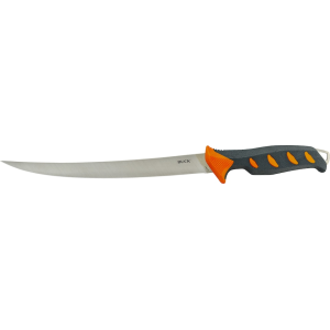 Buck Knives 146 Hookset Fillet Knife 9" 5Cr15MoV Stainless Satin Blade Polypropylene Handle Black/Orange - Buck Knives