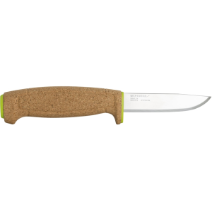 Morakniv Floating Knife Fixed Blade Knife 3.81" Drop Point Stainless Satin Blade Cork Handle Tan - Morakniv