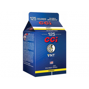 CCI VNT 17 Hornady Magnum Rimfire (HMR) Ammo 17 Grain Polymer Tip Case of 1250 (10 Boxes of 125)