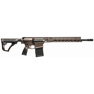 Daniel Defense DD5 V4 Semi Automatic Rifle 6.5 Creedmoor 18" Black Threaded Barrel Brown Frame Brown Adjustable Stock