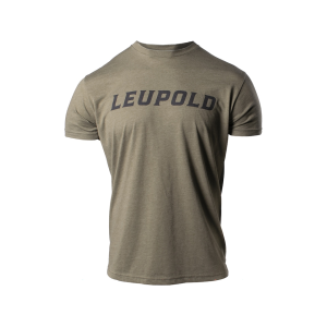 Leupold Men's Wordmark Short Sleeve Crew Neck T Shirt Military Green Large
