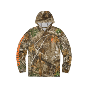 BROWNING Men's Hooded Tech Long Sleeve Shirt Realtree EDGE Medium