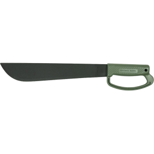 Ontario Camp Plus Machete 12.5" 1075 Carbon Black Phosphate Blade Polymer D Handle Green - Ontario