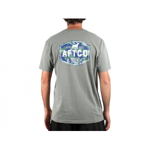 AFTCO Men's Best Friend T Shirt Cement 2XL