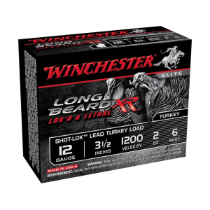 Winchester Long Beard XR Turkey 12 Gauge Ammo 3-1/2 #6 Copper Plated Lead Shot 2 Oz Box Of 10 chester Long Beard XR Turkey 12 Gauge 3-1/2 #6 Copper Plated Lead Shot 2 Oz Box Of 10 Ammo
