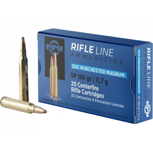  300 Winchester Magnum 180 Grain Jacketed Soft Point Box Of 20 Ammo