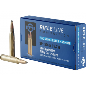  300 Winchester Magnum 150 Grain Jacketed Soft Point Box Of 20 Ammo