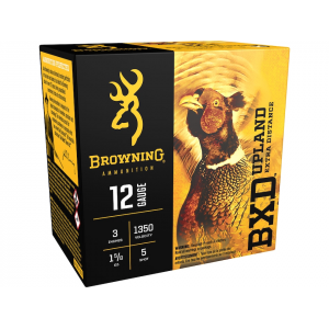 wning BXD Upland 12 Gauge 3 #5 Nickel Plated Lead Shot 1-5/8 Oz Box Of 25 Ammo