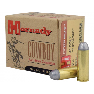 HORNADY Frontier 45 Colt (long Colt) Ammo 255 Grain Flat Nose Box Of 20