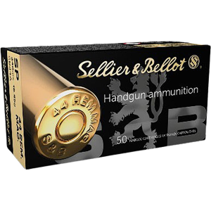 Sellier & Bellot 44 Remington Magnum Ammo 240 Grain Jacketed Soft Point Case of 600 (12 Boxes of 50) - Sellier & Bellot