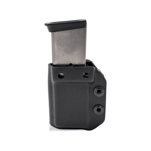 ROUNDED IWB/OWB Magazine Holster Ambidextrous 45 ACP Double Stack Kydex Black