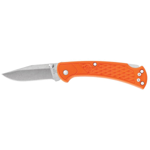 Buck Knives 112 Slim Ranger Pocket Knife 3" Clip Point 420HC Satin Blade Glass Reinforced Nylon (GRN) Handle Orange - Buck Knives
