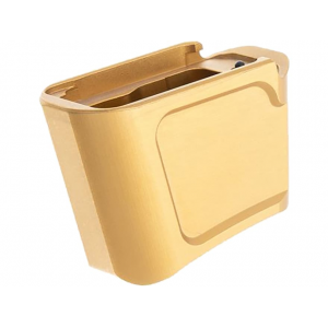 Tyrant Designs Extended Magazine Base Pad for Glock 43X +3 9mm Luger Aluminum Gold - Tyrant Designs