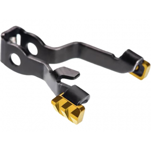 Tyrant Designs Extended Slide Stop Release for Glock 19, 19X, 22, 23, 24, 25, 27, 31, 32, 33, 34, 35, Gen 5 Aluminum Gold - Tyrant Designs