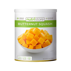 NUTRISTORE Butternut Squash Freeze Dried Food #10 Can